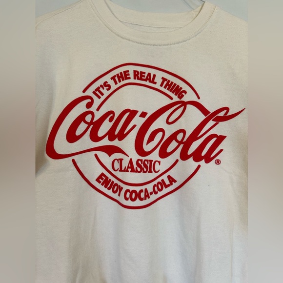 Coca Cola size L sweatshirt. Super cute - Picture 2 of 3